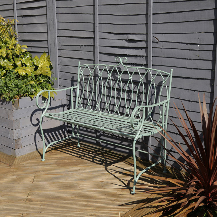 Wayfair garden bench deals metal